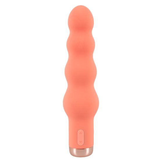 You2Toys peachy! mini beads - wibrator perłowy z możliwością ładowania (brzoskwiniowy)