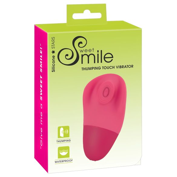 SMILE Thumping Touch - akumulatorowy, pulsacyjny wibrator łechtaczkowy (różowy)