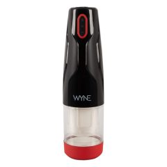WYNE 05 - Akumulatorowy masturbator obrotowy (czarno-biały)