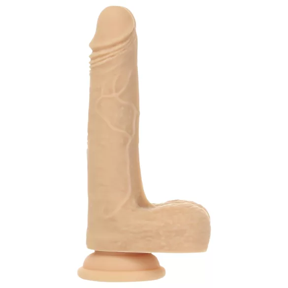 Naked Addiction - wibrator wysuwany - 19 cm - kolor naturalny