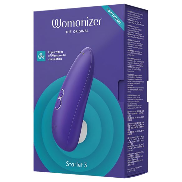 Womanizer Starlet 3 - stymulator łechtaczki pulsacyjny - niebieski
