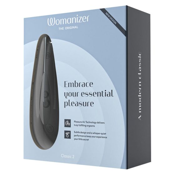 Womanizer Classic 2 - ładowalny, wodoodporny stymulator łechtaczki (czarny)