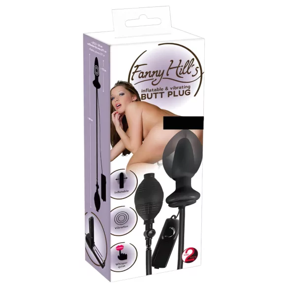 You2Toys - pompowany wibrator analny (czarny)