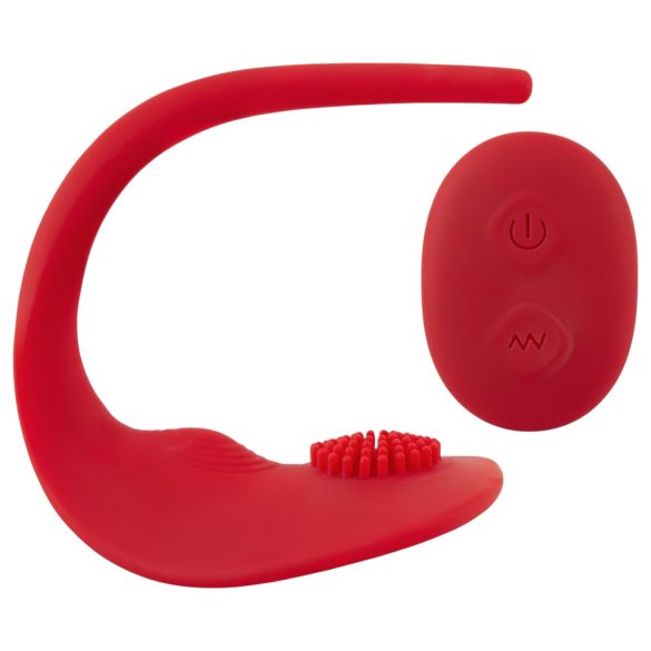 SMILE Slim Panty - akumulatorowy, zdalnie sterowany wibrator łechtaczkowy (czerwony)