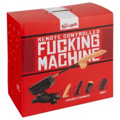   Banger Fucking Machine - seks maszyna z 2 wibratorami i sztuczną cipką
