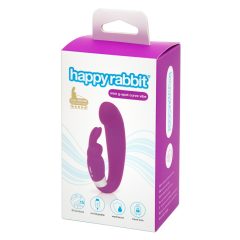   Happyrabbit Mini G - ładowalny wibrator punktu G z funkcją wiggle (fioletowy)