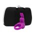 Zestaw Happyrabbit Cock - pierścień wibrujący z etui (fioletowy)
