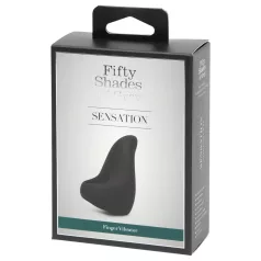  Fifty Shades of Grey - wibrator na palec - stymulacja łechtaczki - czarny