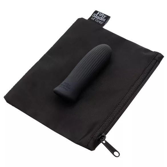 Fifty Shades of Grey - mini wibrator punktowy - wodoodporny - czarny