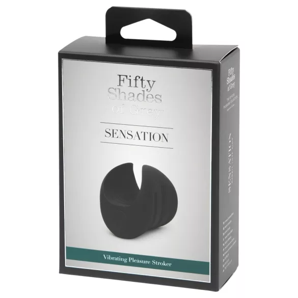 Fifty Shades of Grey - Sensation - wibrator na żołądź - silikon czarny