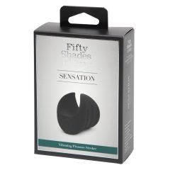   Fifty Shades of Grey - bezprzewodowy wibrator Sensation z żołędziem (czarny)