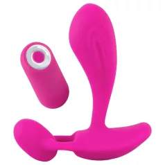   SMILE RC - wibrator na pilota do punktu G - silikonowy różowy