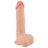 Nature Skin - dilda z realist. skórą - 19cm (naturalny)