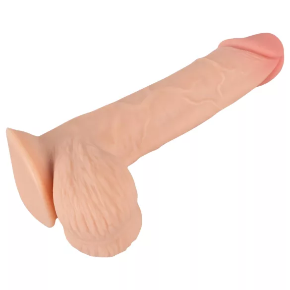 Nature Skin - dildo realistyczne - skóra naturalna - 19cm - kolor cielisty