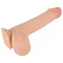 Nature Skin - dildo realistyczne - skóra naturalna - 19cm - kolor cielisty