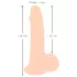Nature Skin - dildo realistyczne - skóra naturalna - 19cm - kolor cielisty