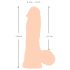 Nature Skin - dildo 20cm z realistyczną skórą