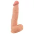 Natute Skin - dildo realistyczny z żyłkami - 25 cm - kolor naturalny