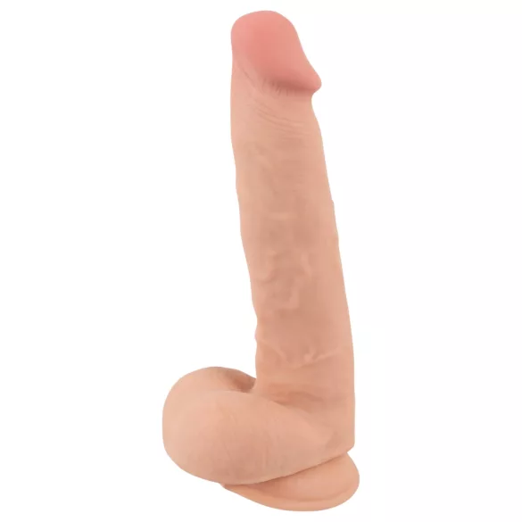 Natute Skin - dildo realistyczny z żyłkami - 25 cm - kolor naturalny