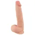 Natute Skin - dildo realistyczny z żyłkami - 25 cm - kolor naturalny