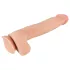 Natute Skin - dildo realistyczny z żyłkami - 25 cm - kolor naturalny