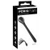 Wibracyjny penis plug (1,1cm) - czarny