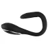 Penis Plug Dilator - akumulatorowy, wibrujący dilator (1 cm, czarny)