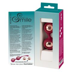 SMILE - zmienny zestaw kulek gejszy (czerwony)