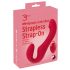 You2Toys Strapless - bezprzewodowy, strap-on wibrator (czerwony)