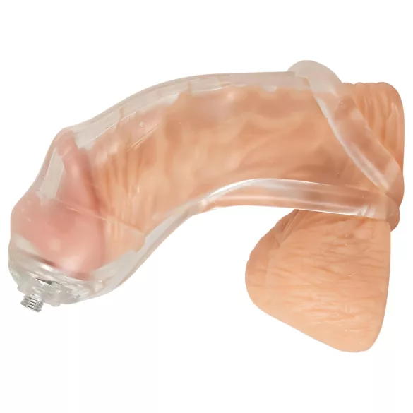 You2Toys Piss Play Sleeve - nakładka na penisa z rurką odprowadzającą (przezroczysta)