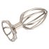 ANOS Metal 3,8cm - srebrny metalowy plug analny