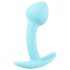 Cuties Mini Butt Plug – silikonowy korek analny - niebieski (2,6 cm)
