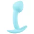 Cuties Mini Butt Plug - silikonowy korek analny (niebieski, 2,6 cm)