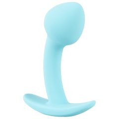   Cuties Mini Butt Plug - silikonowe dildo analne - niebieskie (2,6 cm)