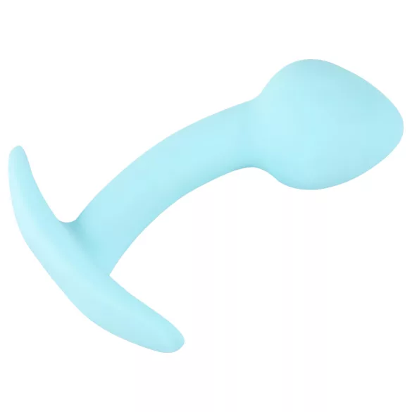 Cuties Mini Butt Plug - silikonowy korek analny (niebieski, 2,6 cm)