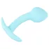 Cuties Mini Butt Plug - silikonowy korek analny (niebieski, 2,6 cm)