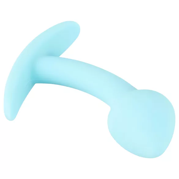 Cuties Mini Butt Plug - silikonowy korek analny (niebieski, 2,6 cm)
