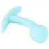 Cuties Mini Butt Plug - silikonowy korek analny (niebieski, 2,6 cm)