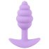 Fioletowy Mini Plug Analny - Silikonowy 2,8 cm