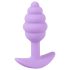 Fioletowy Mini Plug Analny - Silikonowy 2,8 cm