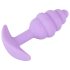 Fioletowy Mini Plug Analny - Silikonowy 2,8 cm