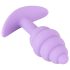 Fioletowy Mini Plug Analny - Silikonowy 2,8 cm