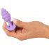 Fioletowy Mini Plug Analny - Silikonowy 2,8 cm