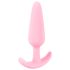 Cuties Mini Buttplug - silikonowy korek analny - różowy (2,1 cm)
