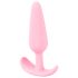 Cuties Mini Buttplug - silikonowy korek analny - różowy (2,1 cm)