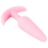 Cuties Mini Buttplug - silikonowy korek analny - różowy (2,1 cm)