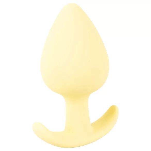 Cuties Mini Butt Plug - silikonowy korek analny (żółty, 3,1 cm)
