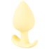Cuties Mini Plug analny - silikonowy, żółty (3,1 cm)