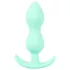 Cuties - korek analny mini - silikonowy - miętowy 2,3 cm