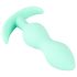 Cuties Mini Korek Analny - silikonowy, miętowy (2,3 cm)